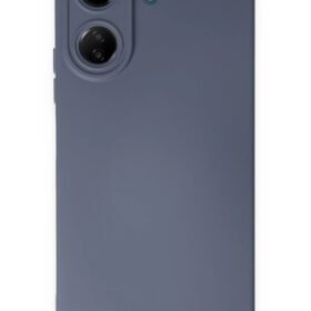 Xiaomi Redmi 13C Kılıf Nano içi Kadife Silikon - Gri-(5796)