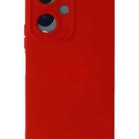 Vivo Y17S Kılıf Nano içi Kadife Silikon - Kırmızı-(5796)