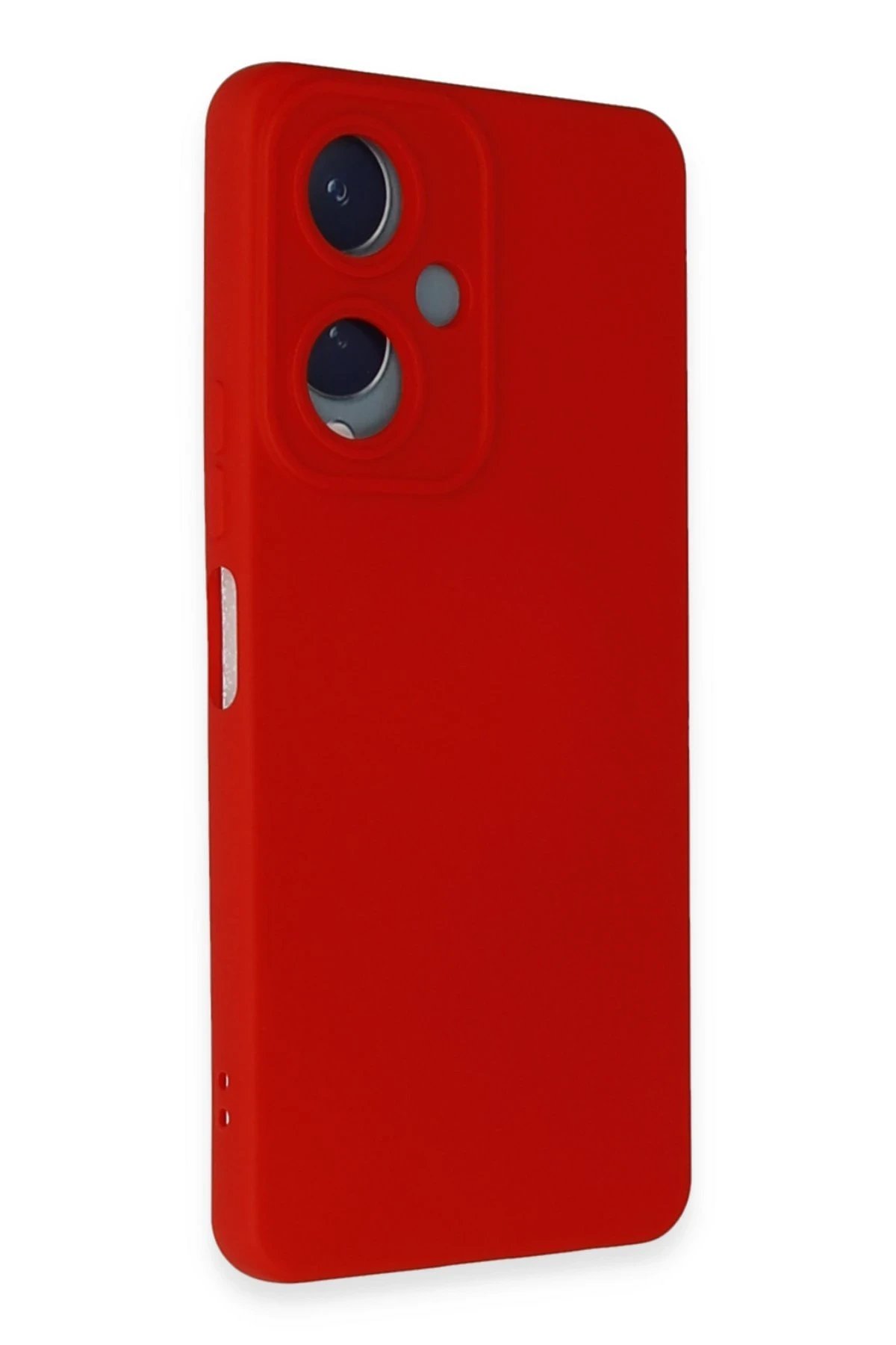 Vivo Y17S Kılıf Nano içi Kadife Silikon - Kırmızı-(5796) - Görsel 2