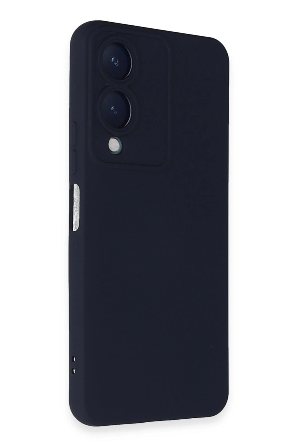 Vivo Y17S Kılıf Nano içi Kadife Silikon - Lacivert-(5796) - Görsel 2