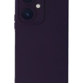 Vivo Y27 Kılıf Nano içi Kadife Silikon - Mor-(5796)