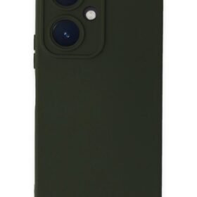 Vivo Y27 Kılıf Nano içi Kadife Silikon - Koyu Yeşil-(5796)