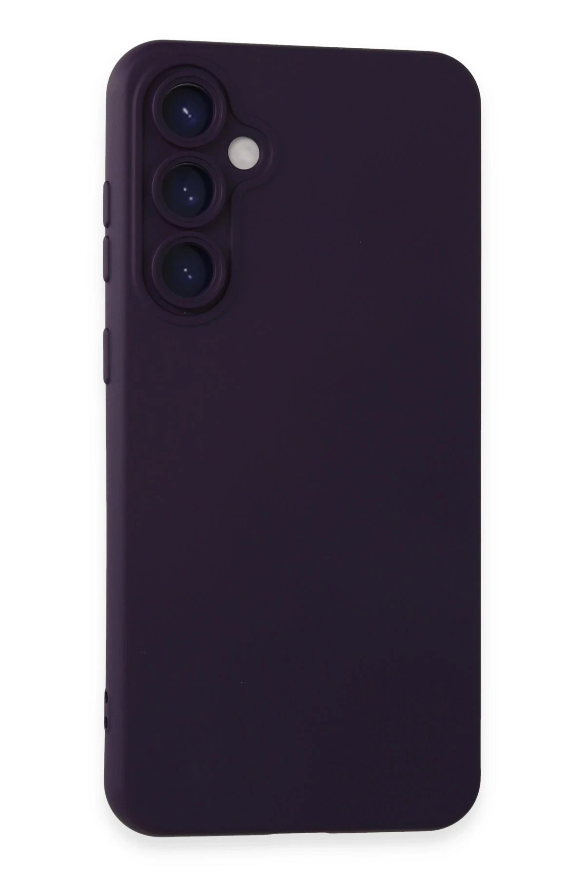 Samsung Galaxy S24 Kılıf Nano içi Kadife Silikon - Mor-(5796)