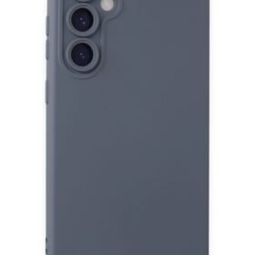 Samsung Galaxy S24 Kılıf Nano içi Kadife Silikon - Gri-(5796)