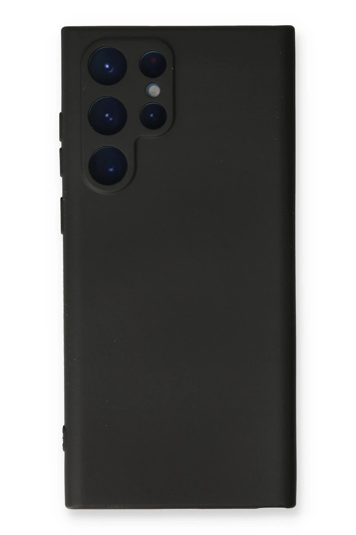 Samsung Galaxy S24 Ultra Kılıf Nano içi Kadife Silikon - Siyah-(5796)