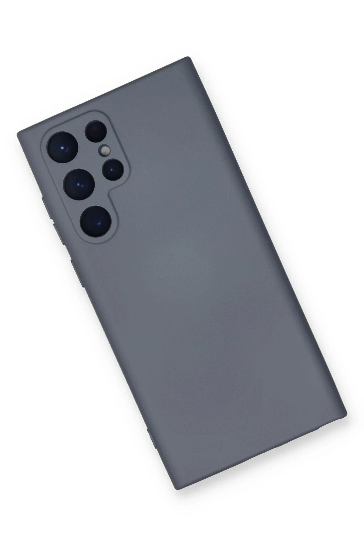 Samsung Galaxy S24 Ultra Kılıf Nano içi Kadife Silikon - Gri-(5796) - Görsel 3