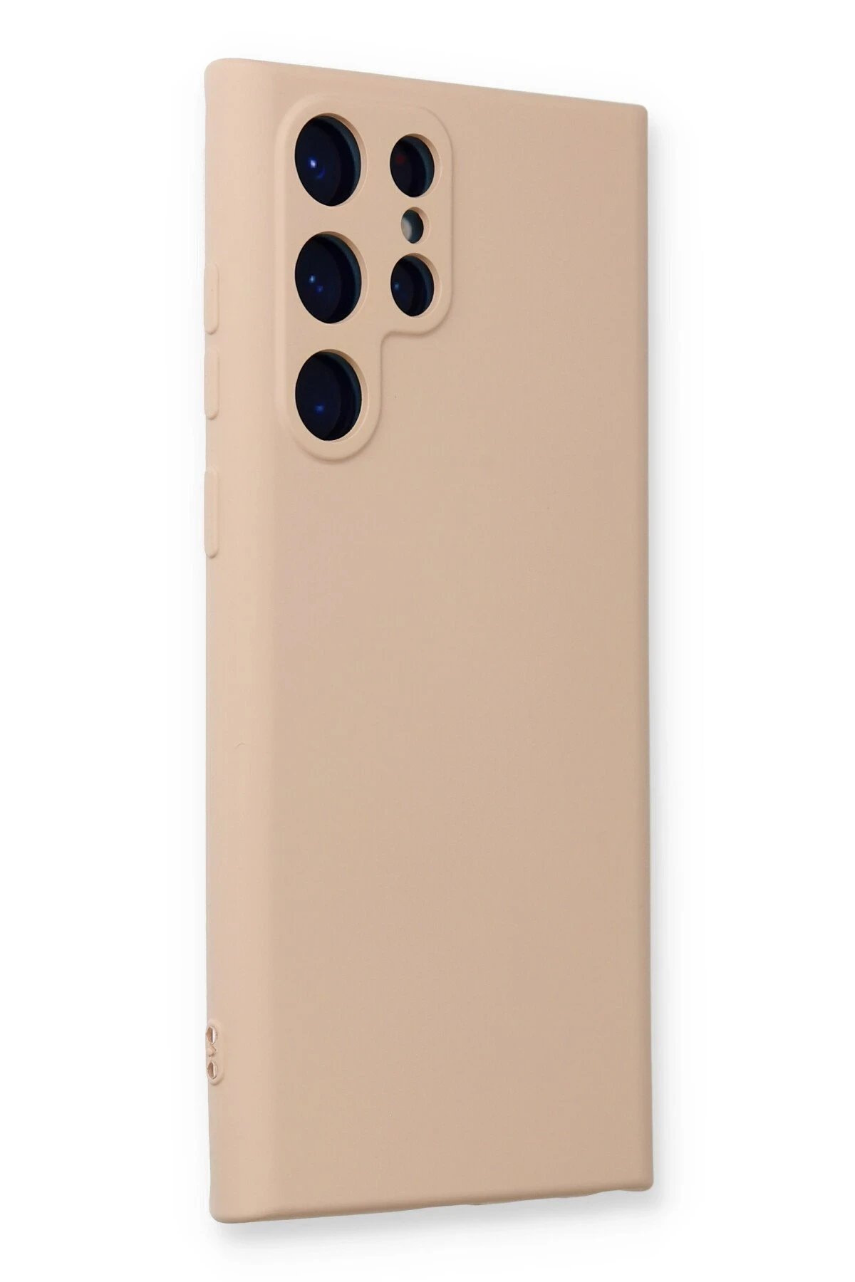 Samsung Galaxy S24 Ultra Kılıf Nano içi Kadife Silikon - Pudra-(5796) - Görsel 2