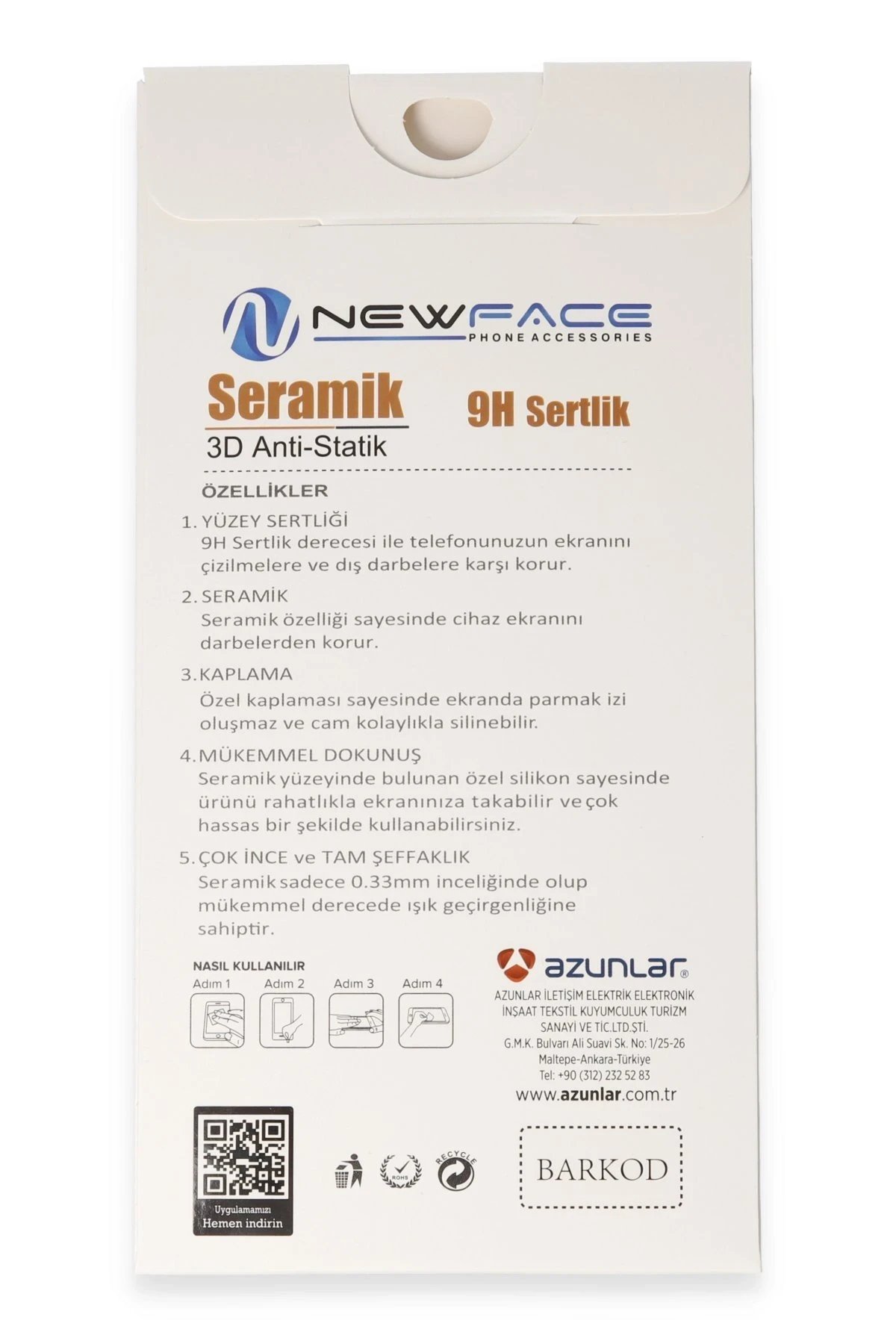 Vivo Y35 3D Antistatik Mat Seramik Nano Ekran Koruyucu-(5796) - Görsel 5