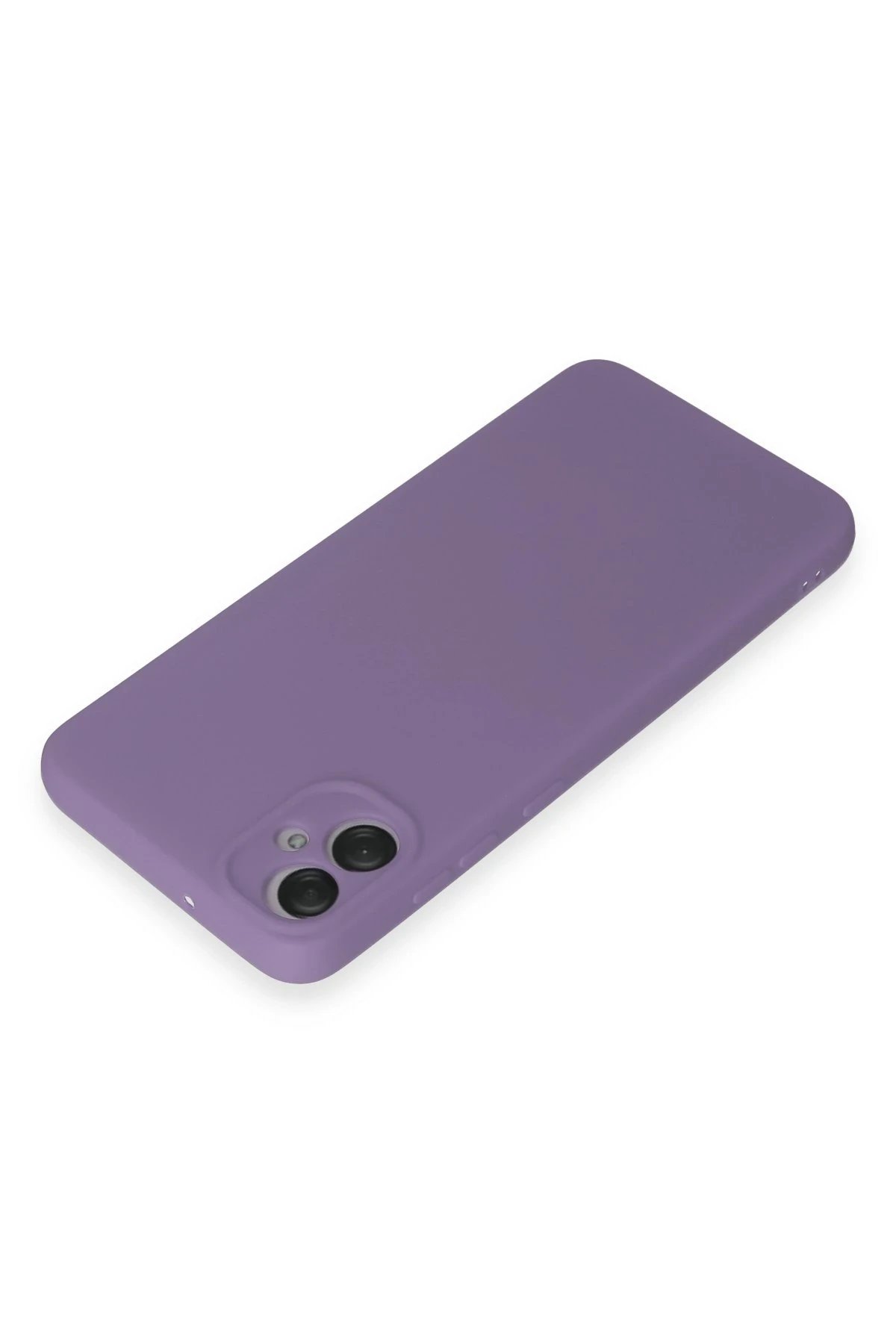 Samsung Galaxy A05 Kılıf First Silikon - Lila-(5796) - Görsel 3