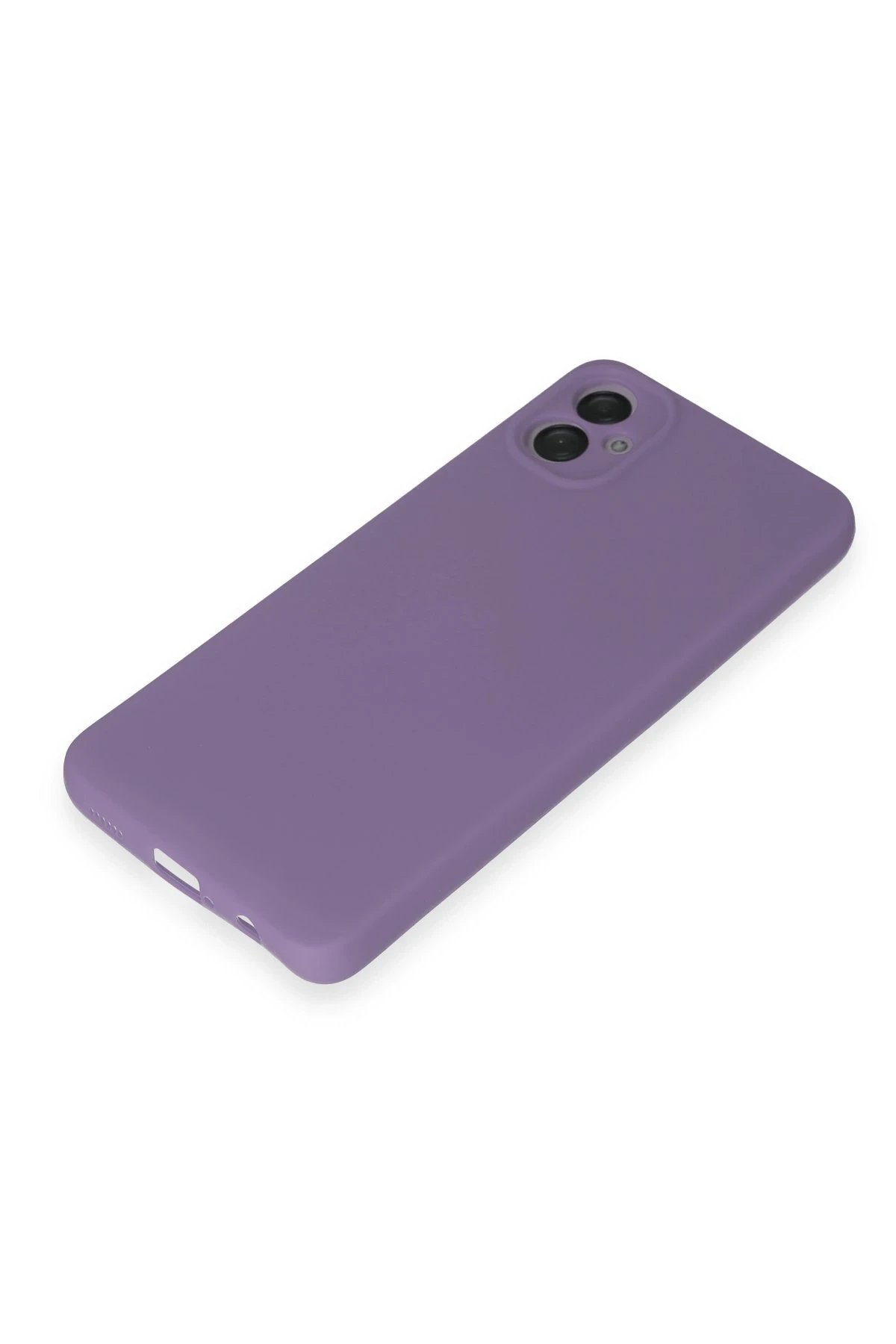 Samsung Galaxy A05 Kılıf First Silikon - Lila-(5796) - Görsel 4