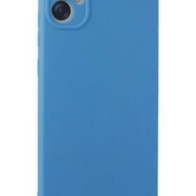 Samsung Galaxy A05 Kılıf First Silikon - Mavi-(5796)