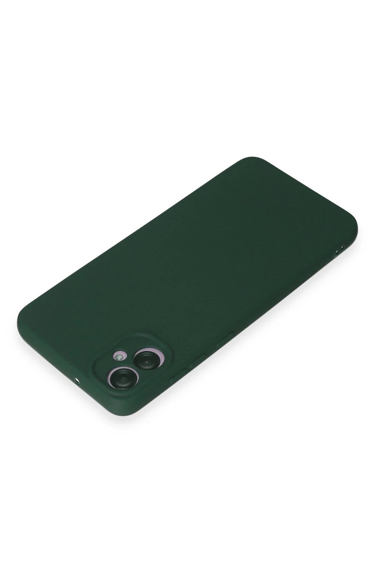 Samsung Galaxy A05 Kılıf First Silikon - Koyu Yeşil-(5796) - Görsel 3