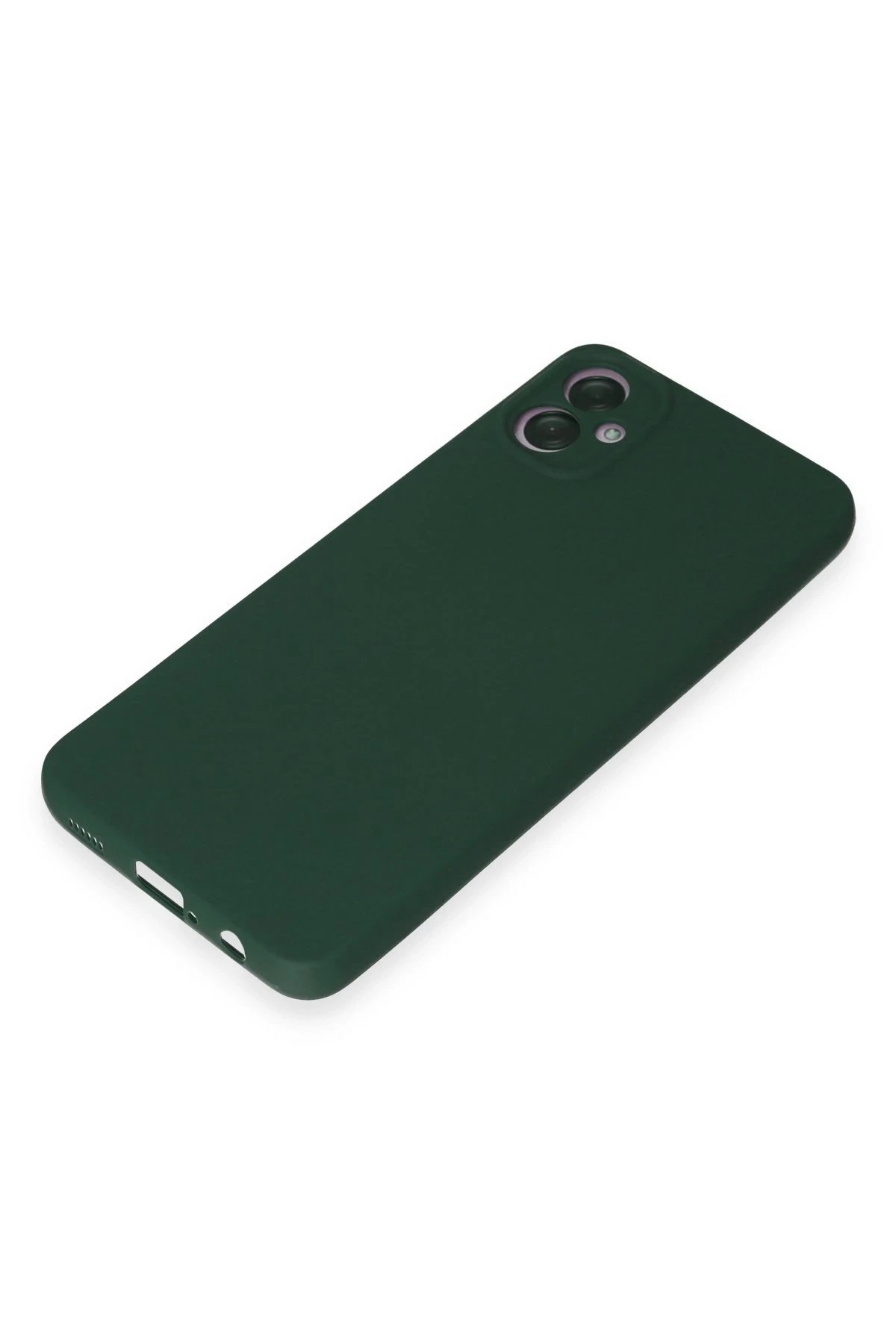 Samsung Galaxy A05 Kılıf First Silikon - Koyu Yeşil-(5796) - Görsel 4