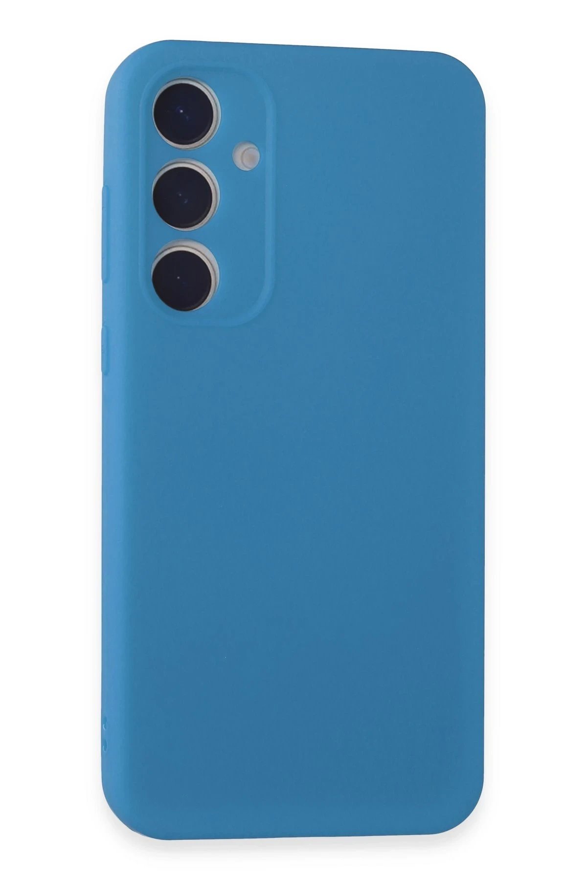 Samsung Galaxy A15 4G Kılıf First Silikon - Mavi-(5796)