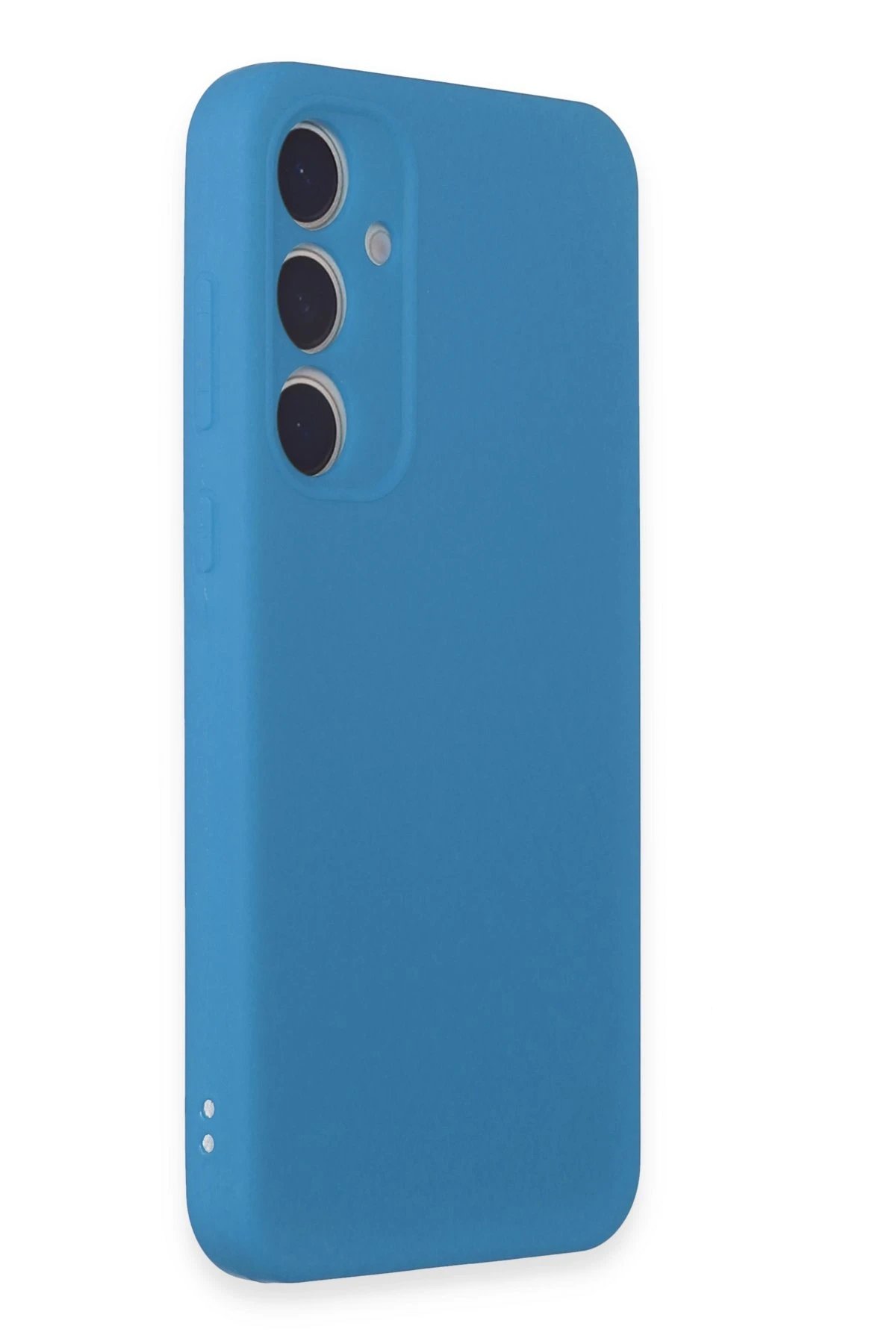 Samsung Galaxy A15 4G Kılıf First Silikon - Mavi-(5796) - Görsel 2