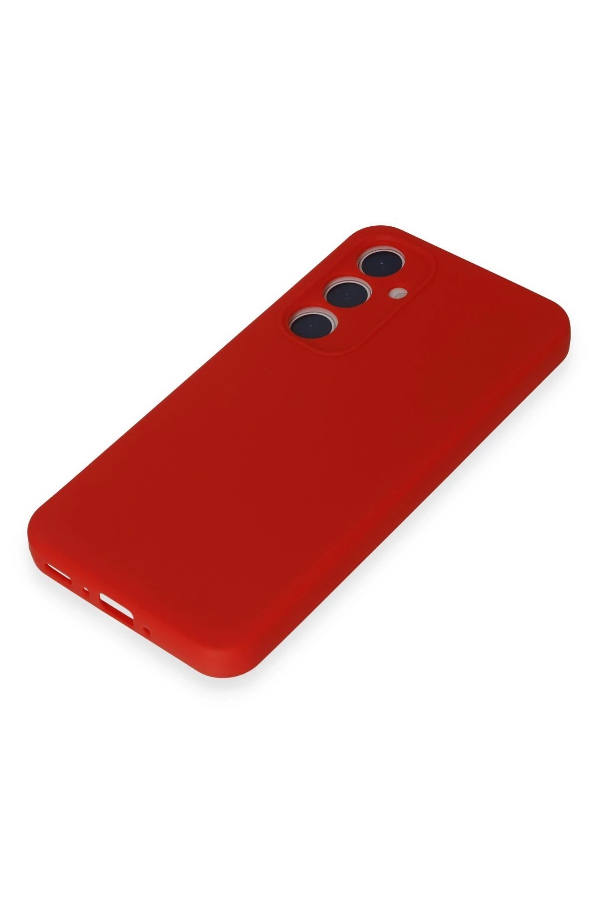 Samsung Galaxy A35 5G Kılıf First Silikon - Kırmızı-(5796) - Görsel 4