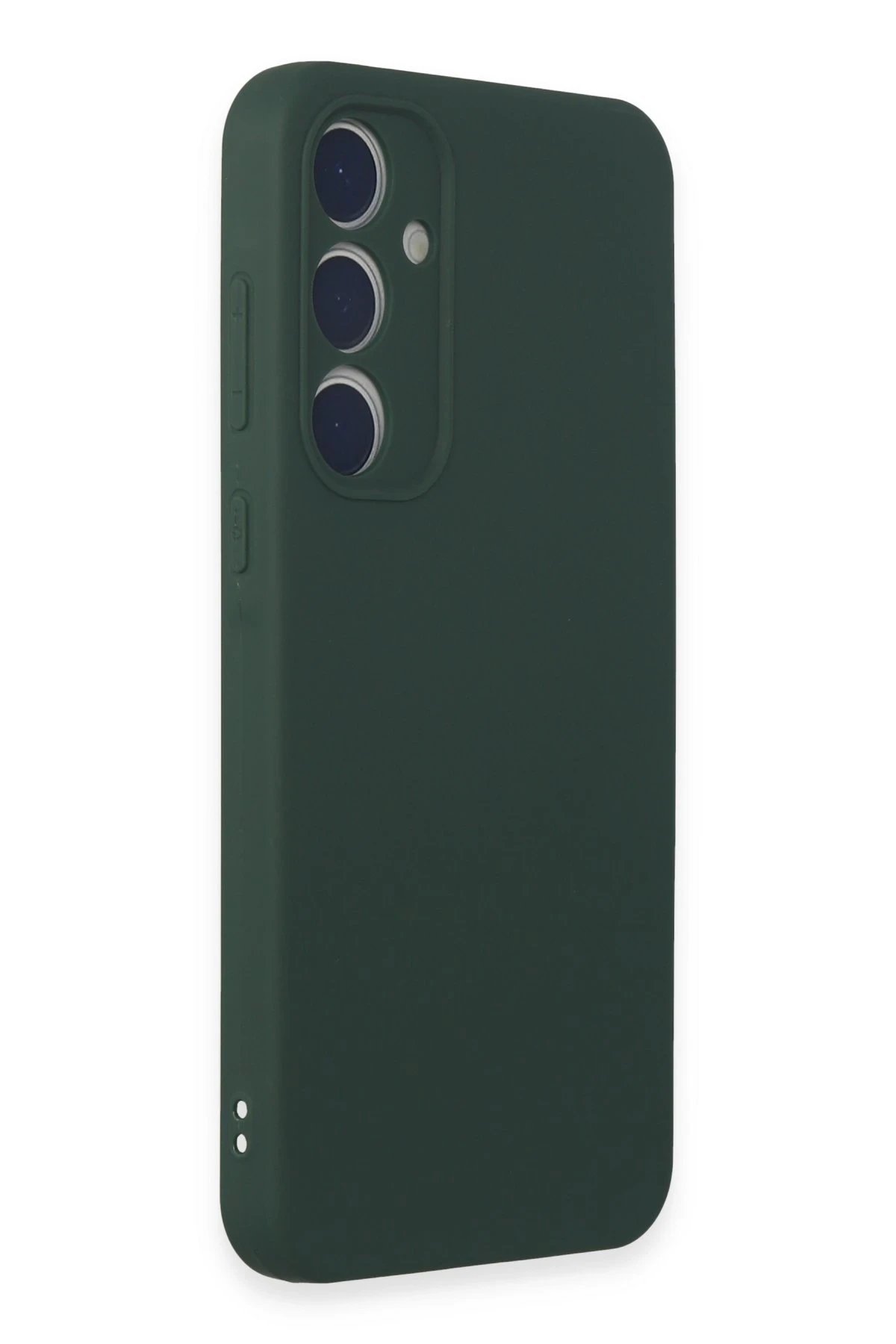 Samsung Galaxy A35 5G Kılıf First Silikon - Koyu Yeşil-(5796) - Görsel 2