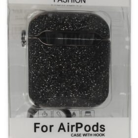 Airpods 2 (2.nesil) Spell Simli Kılıf - Siyah-(5796)