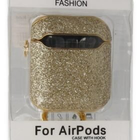Airpods 2 (2.nesil) Spell Simli Kılıf - Gold-(5796)