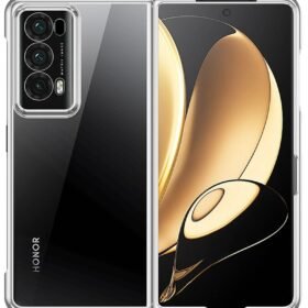 Huawei Honor Magic V2 Kılıf Jasper Kapak - Siyah-(5796)