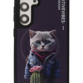 Samsung Galaxy S24 Fun Magsafe Kapak - Derin Mor-(5796)