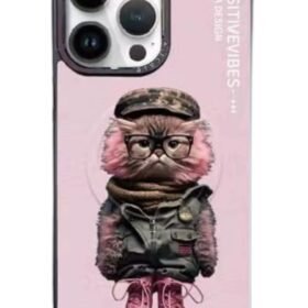 iPhone 14 Pro Fun Magsafe Kapak - Pembe-(5796)