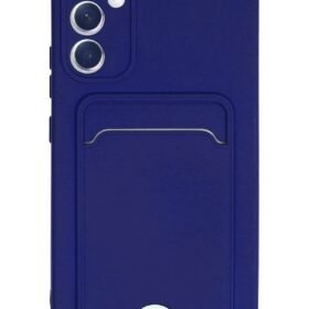 Samsung Galaxy A25 5G Kılıf Kelvin Kartvizitli Silikon - Lacivert-(5796)