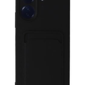 Xiaomi Redmi 13C Kılıf Kelvin Kartvizitli Silikon - Siyah-(5796)