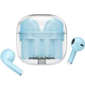 LS-09 Bluetooth 5.3 TWS Kablosuz Airpods Kulaklık - Mavi-(5796)
