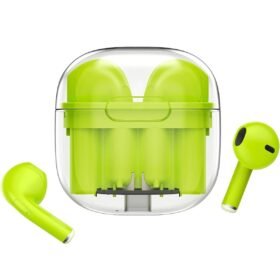 LS-09 Bluetooth 5.3 TWS Kablosuz Airpods Kulaklık - Yeşil-(5796)