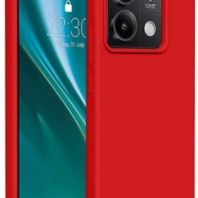 Xiaomi Redmi Note 13 Pro 5G Kılıf First Silikon - Kırmızı-(5796)