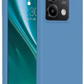 Xiaomi Redmi Note 13 Pro 5G Kılıf First Silikon - Mavi-(5796)