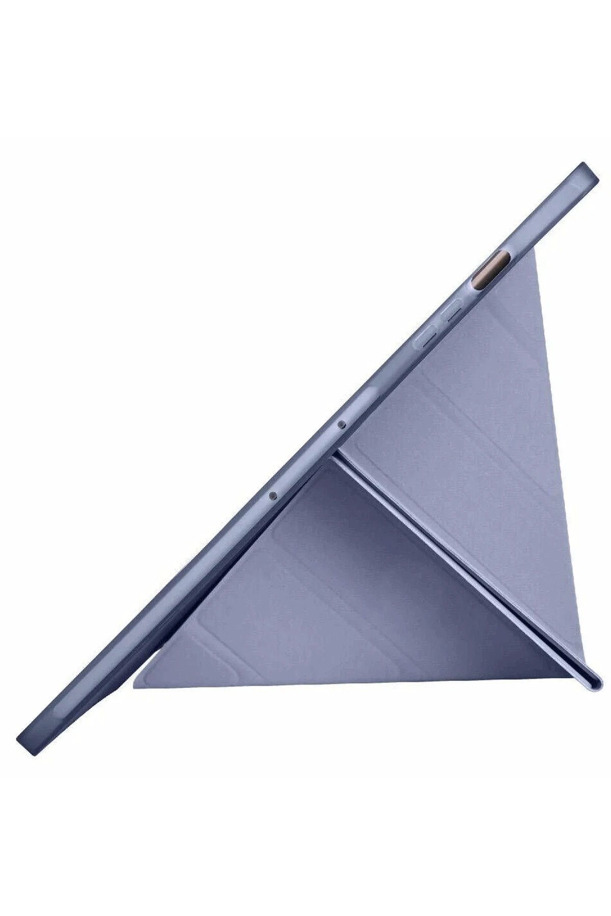 Samsung Galaxy X610 Tab S9 FE Plus 12.4 Kılıf Kalemlikli Mars Tablet Kılıfı - Lila-(5796) - Görsel 5