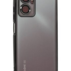 Xiaomi Redmi Note 11E Kılıf Lensli Silikon - Siyah-(5796)