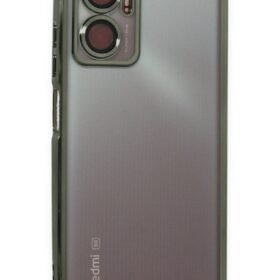 Xiaomi Redmi Note 11E Kılıf Lensli Silikon - Yeşil-(5796)