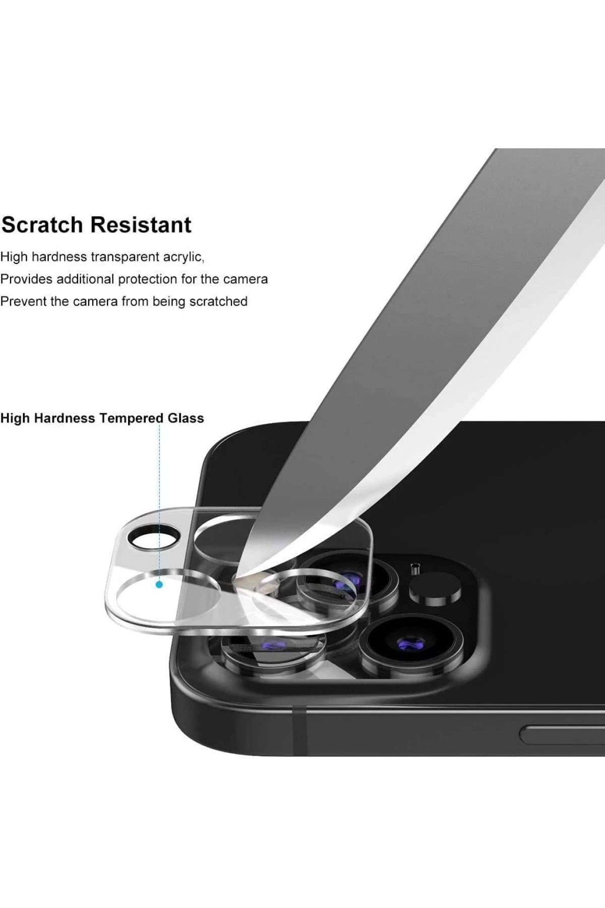 Xiaomi Redmi Note 12 5G Kamera Lens Koruma Cam-(5796) - Görsel 3