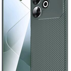 Xiaomi Redmi 13 4G Kılıf Auto Focus Karbon Kapak - Koyu Yeşil-(5796)