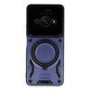 Xiaomi Poco C61 Kılıf Joy Lens Standlı Kapak - Lacivert-(5796)