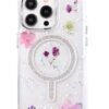 iPhone 15 Pro Max Flower Magsafe Kapak - Mor-(5796)