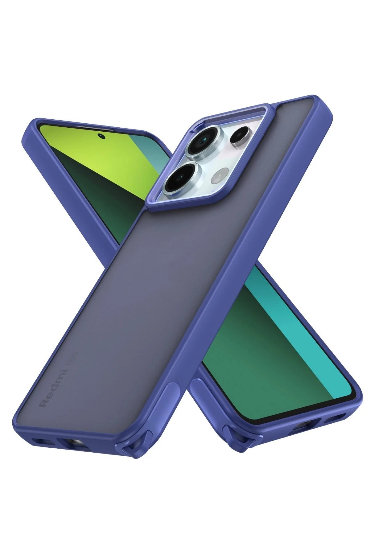 Xiaomi Redmi Note 13 Pro 5G Kılıf Elegant Kapak - Açık Mavi-(5796)