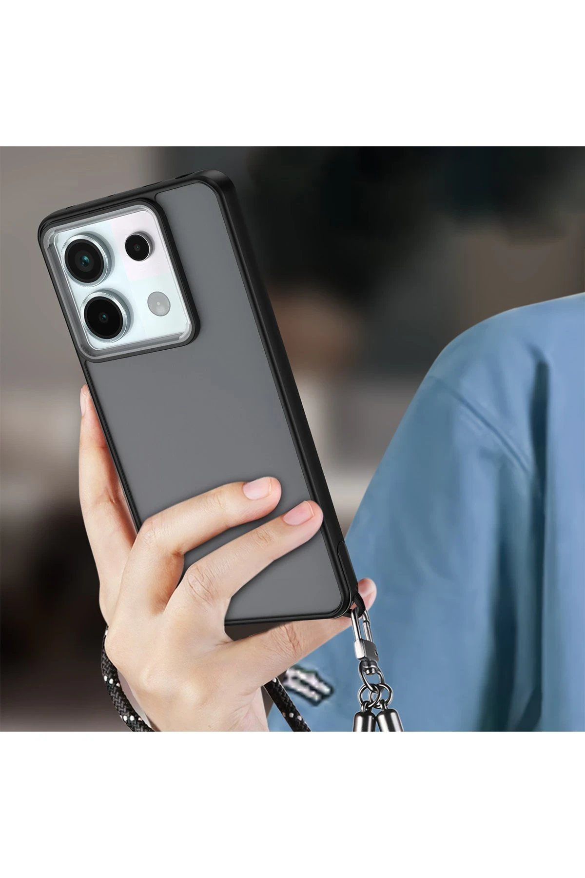 Xiaomi Redmi Note 13 Pro 5G Kılıf Elegant Kapak - Açık Mavi-(5796) - Görsel 2