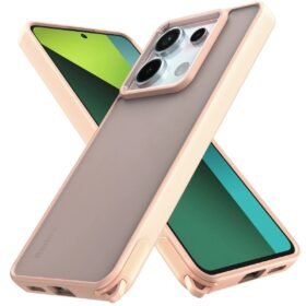 Xiaomi Redmi Note 13 Pro 5G Kılıf Elegant Kapak - Pudra-(5796)