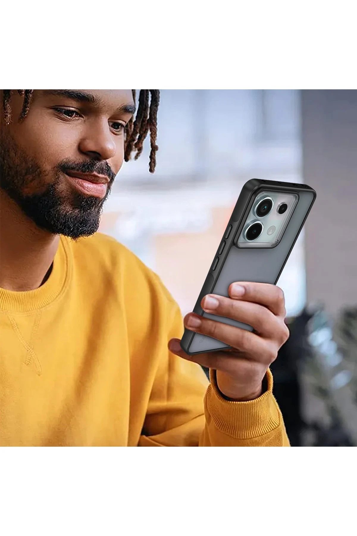 Xiaomi Redmi Note 13 Pro 5G Kılıf Elegant Kapak - Pudra-(5796) - Görsel 3