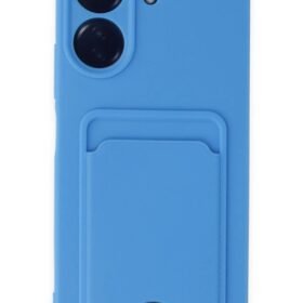 Xiaomi Redmi 13C Kılıf Kelvin Kartvizitli Silikon - Mavi-(5796)