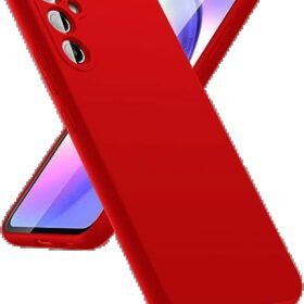 Samsung Galaxy A24 4G Kılıf First Silikon - Kırmızı-(5796)