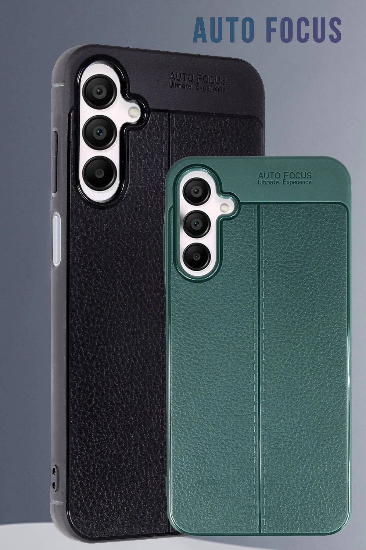 Samsung Galaxy A55 5G Kılıf Auto Focus Kapak - Koyu Yeşil-(5796) - Görsel 3