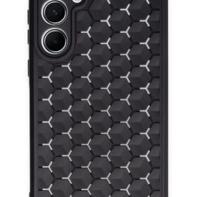 Samsung Galaxy A35 5G Kılıf Petek Silikon Kapak - Siyah-(5796)