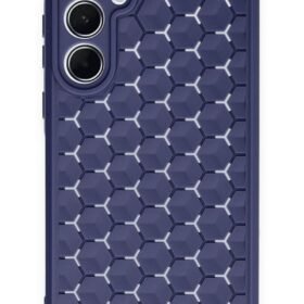 Samsung Galaxy A35 5G Kılıf Petek Silikon Kapak - Lacivert-(5796)