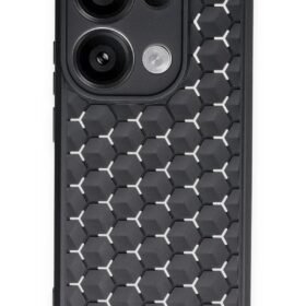 Xiaomi Redmi Note 13 Pro 5G Kılıf Petek Silikon Kapak - Siyah-(5796)