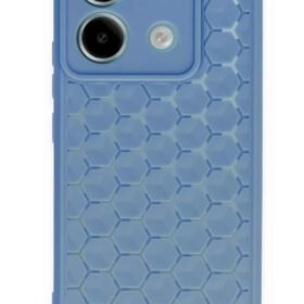 Xiaomi Redmi Note 13 Pro 5G Kılıf Petek Silikon Kapak - Mavi-(5796)